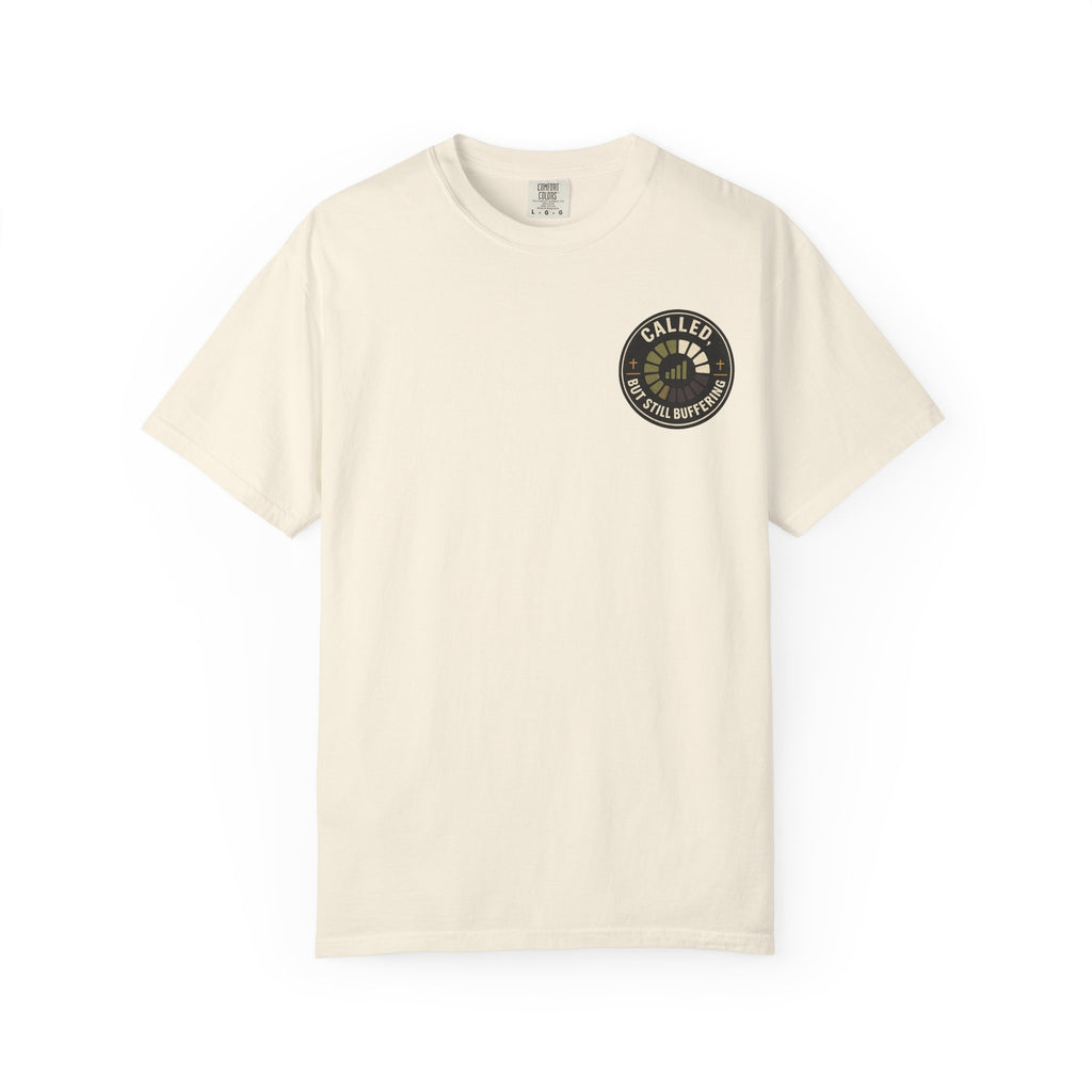 Called, but Still Buffering Badge T-Shirt