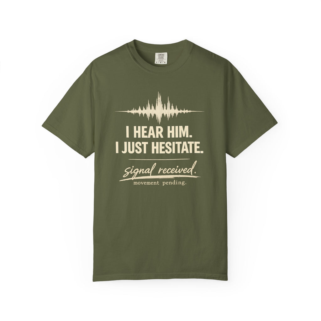 I Just Hesitate Cream Soundwave T-Shirt