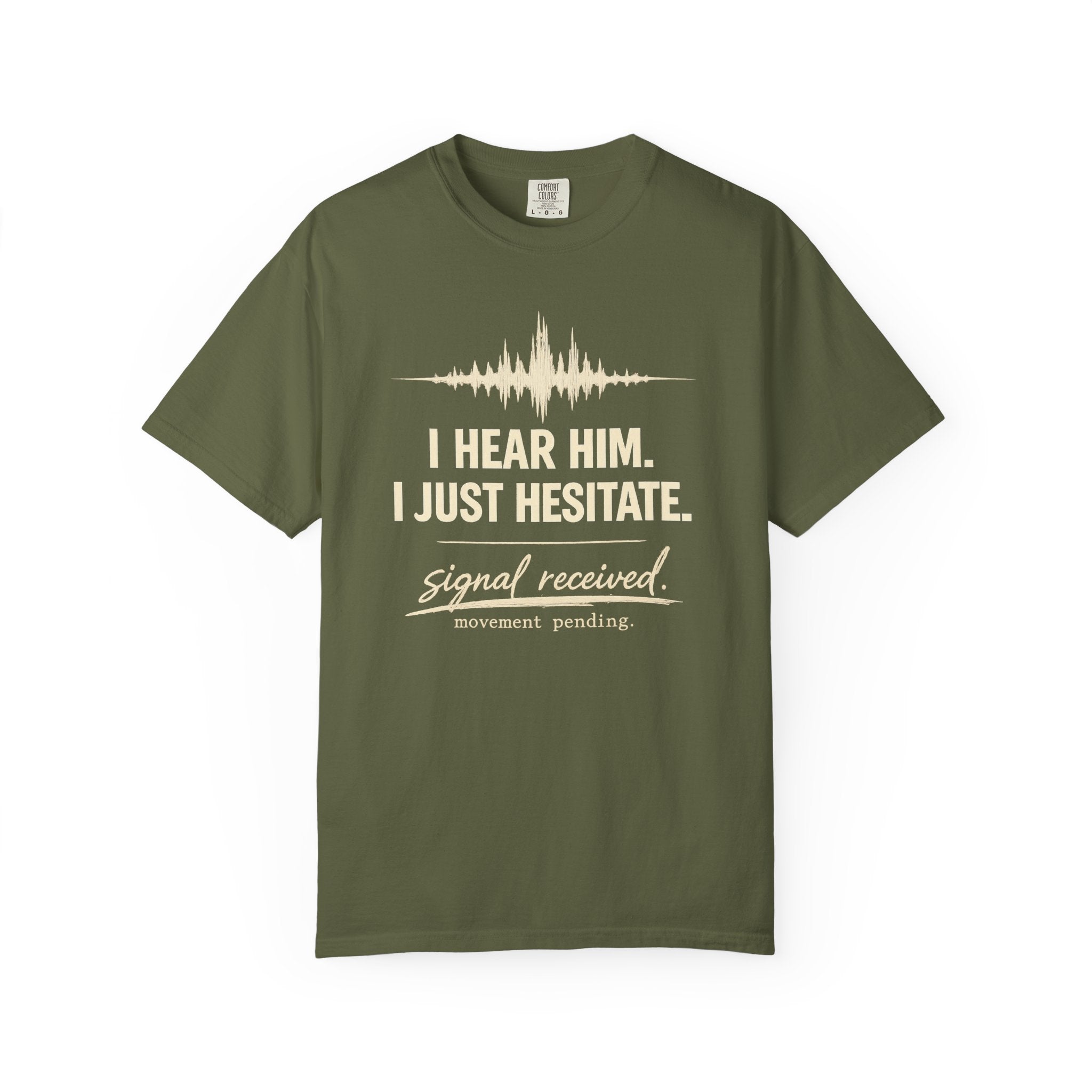 I Just Hesitate Cream Soundwave T-Shirt