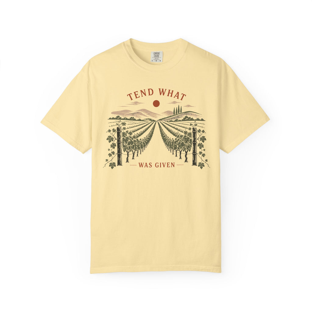 Tend What Was Given Vineyard T-Shirt