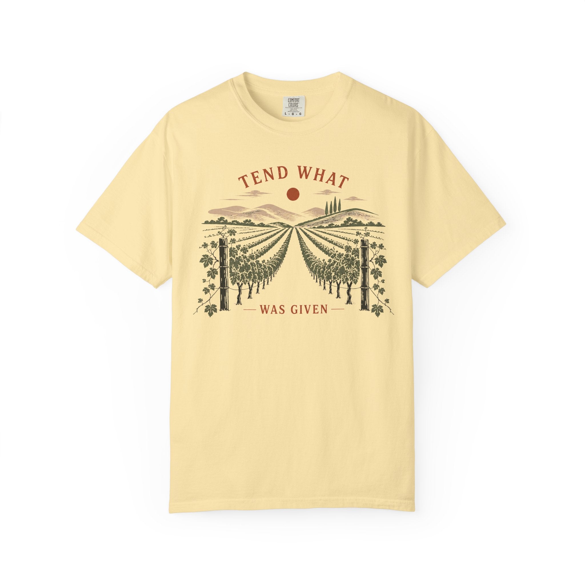 Tend What Was Given Vineyard T-Shirt