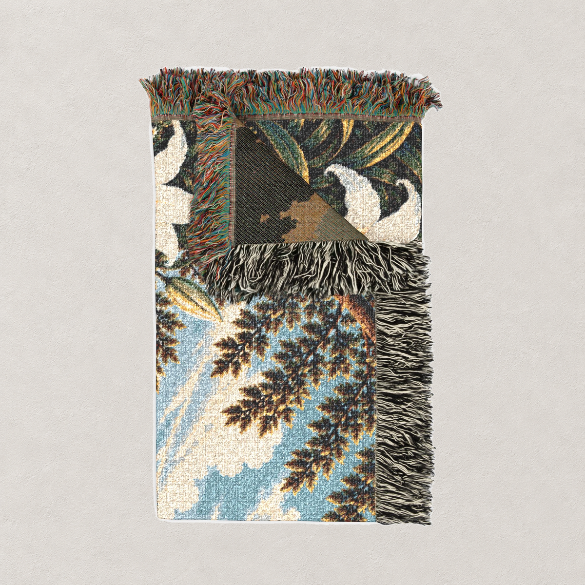 Consider the Lilies Woven Blanket — Landscape
