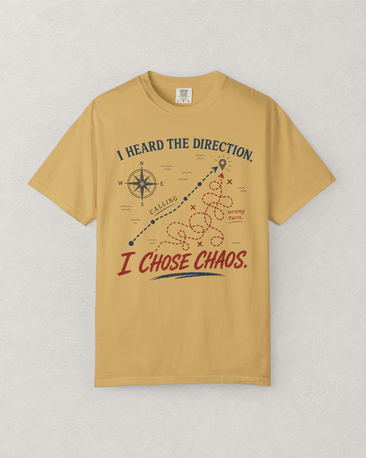 I Chose Chaos Map T-Shirt