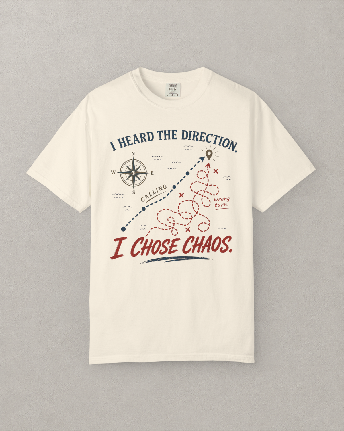 I Chose Chaos Map T-Shirt