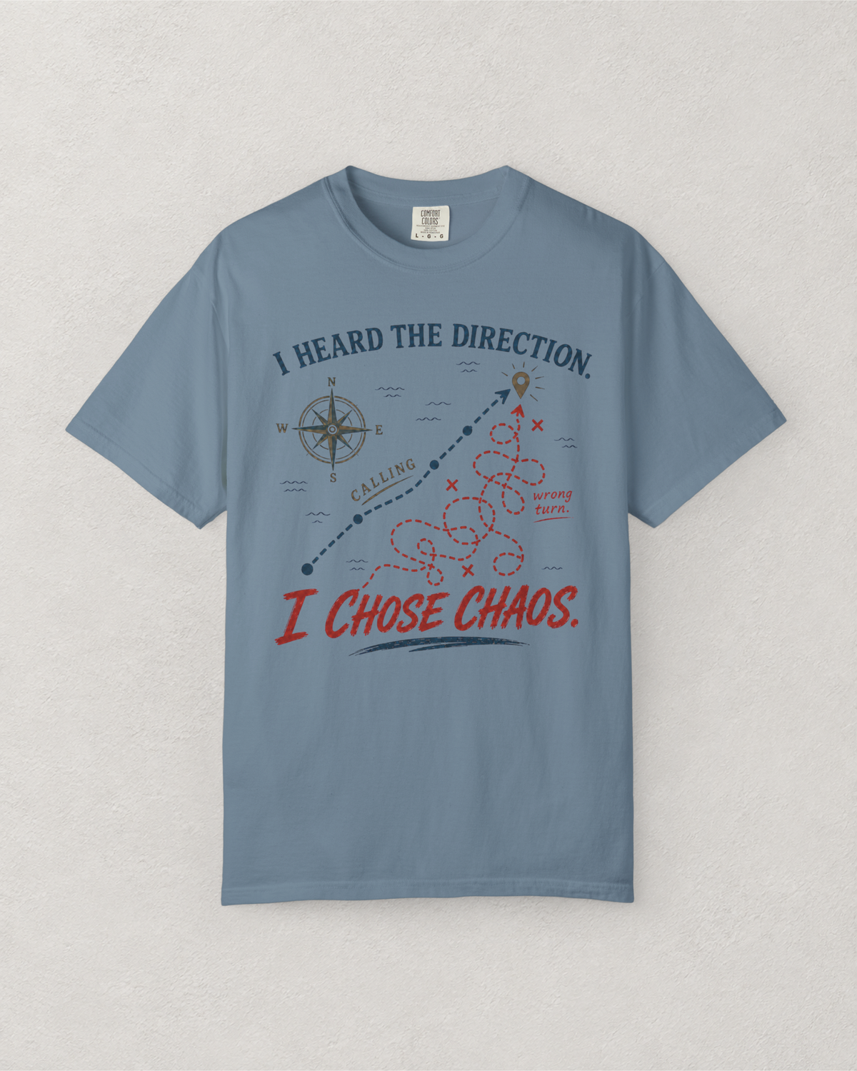 I Chose Chaos Map T-Shirt