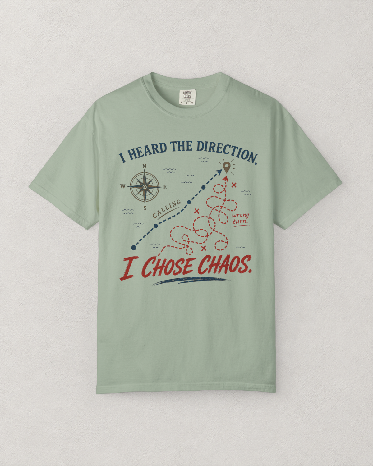 I Chose Chaos Map T-Shirt