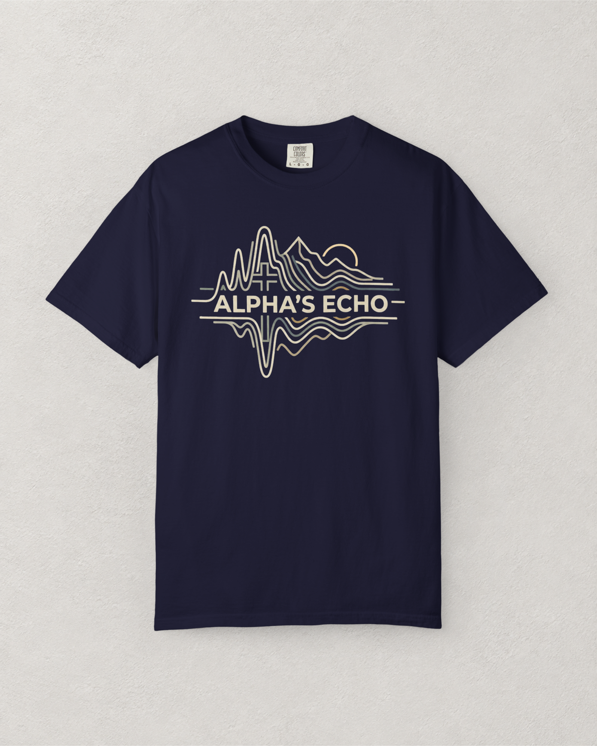 Alpha's Echo Soundwaves T-Shirt