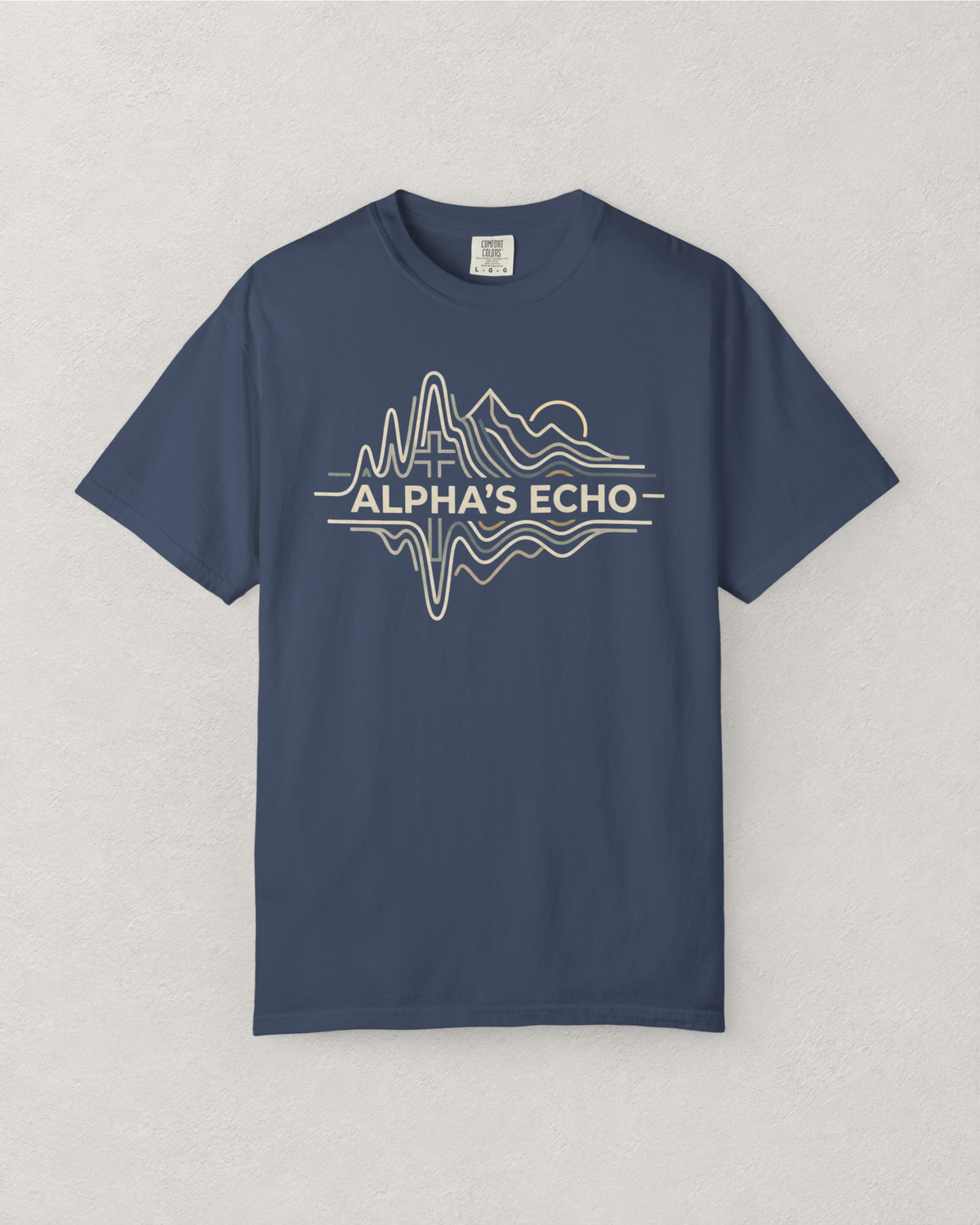 Alpha's Echo Soundwaves T-Shirt