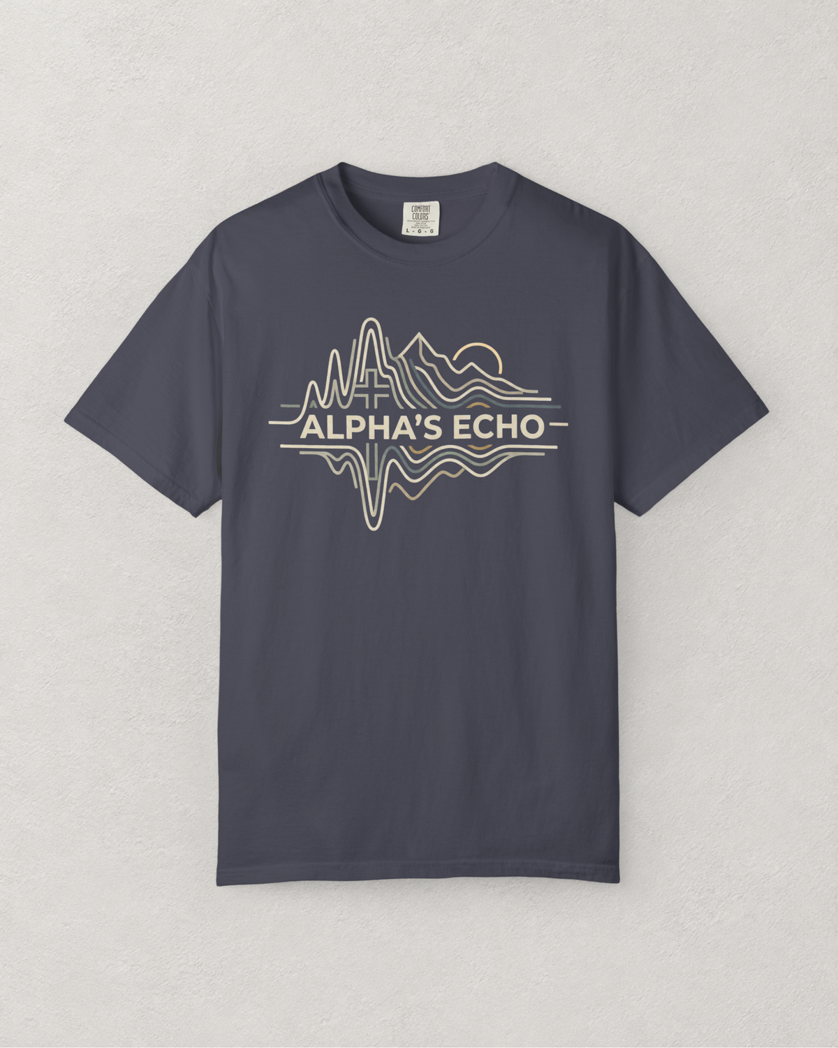 Alpha's Echo Soundwaves T-Shirt