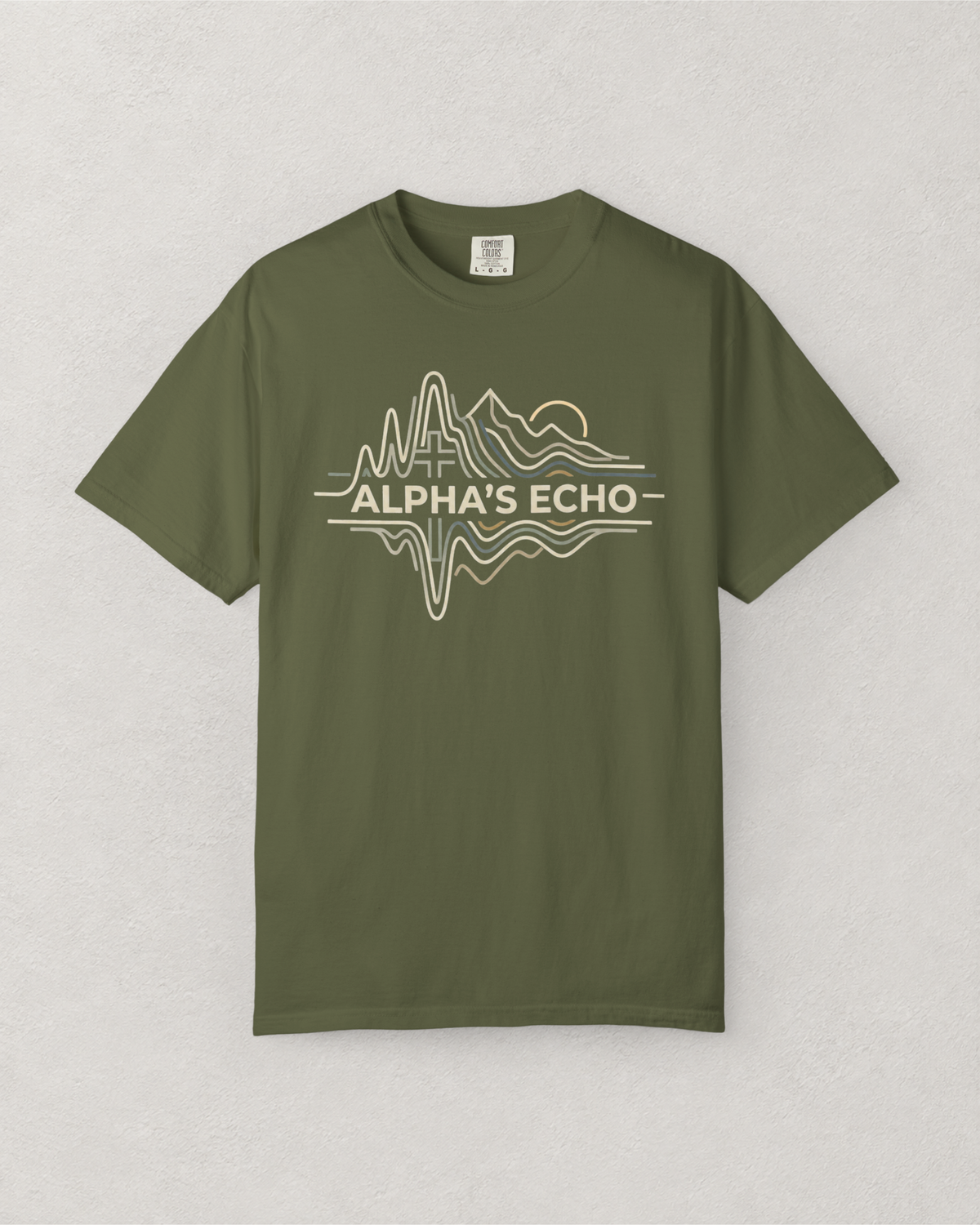 Alpha's Echo Soundwaves T-Shirt