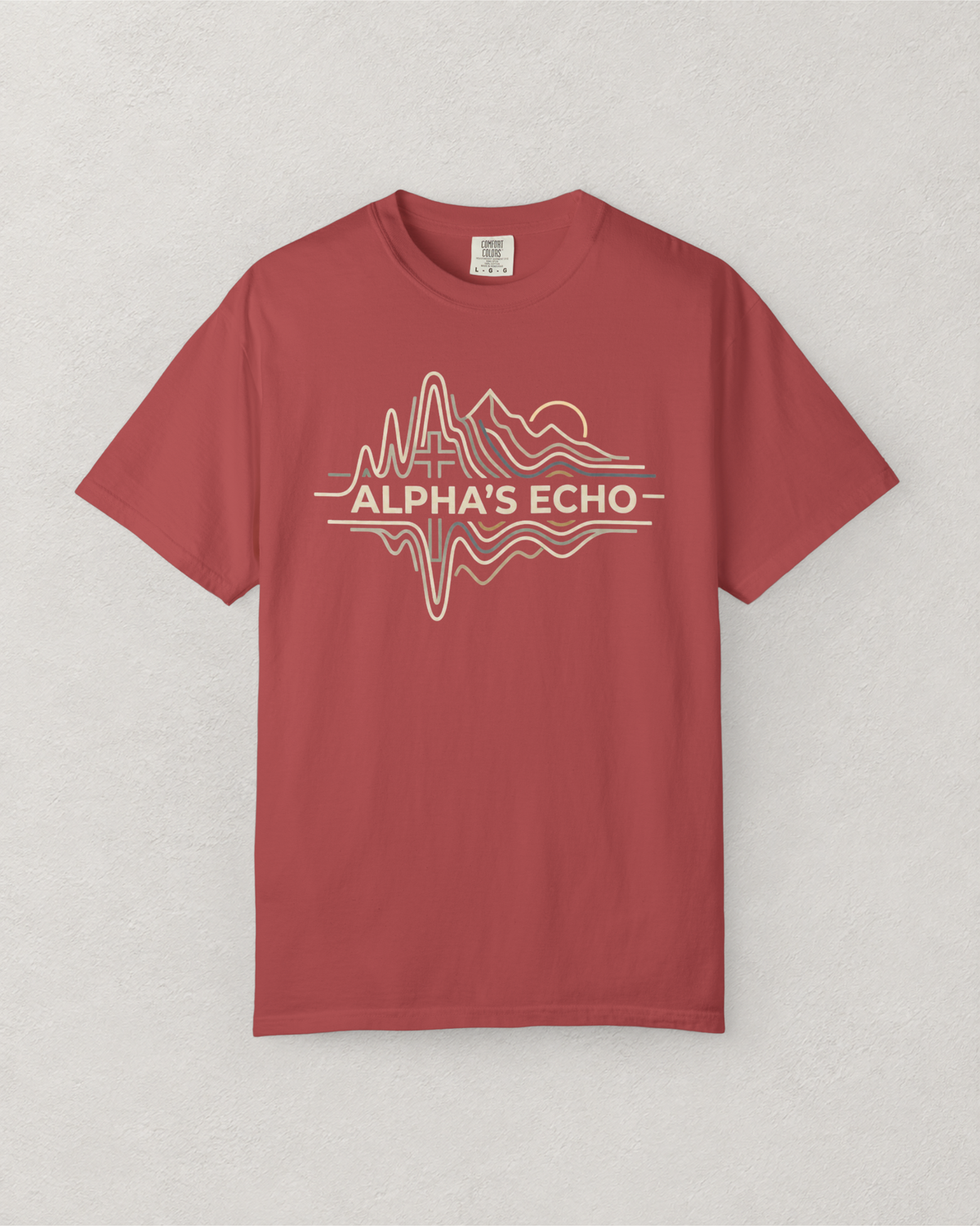 Alpha's Echo Soundwaves T-Shirt