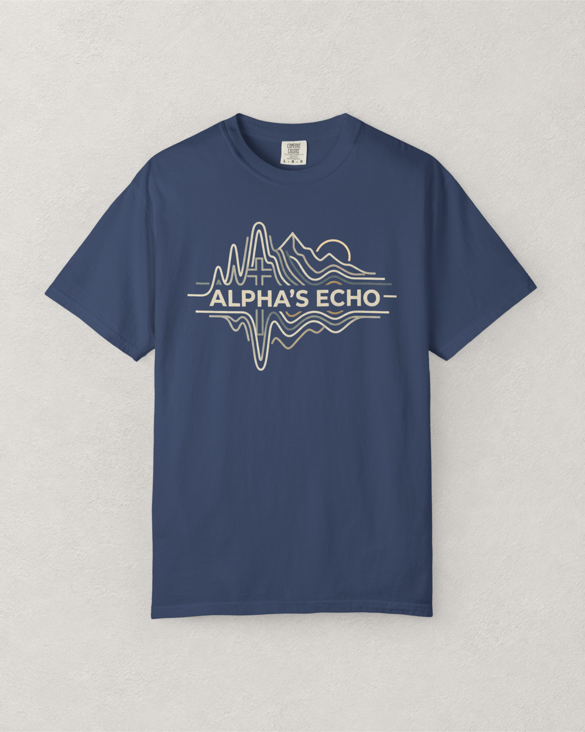 Alpha's Echo Soundwaves T-Shirt