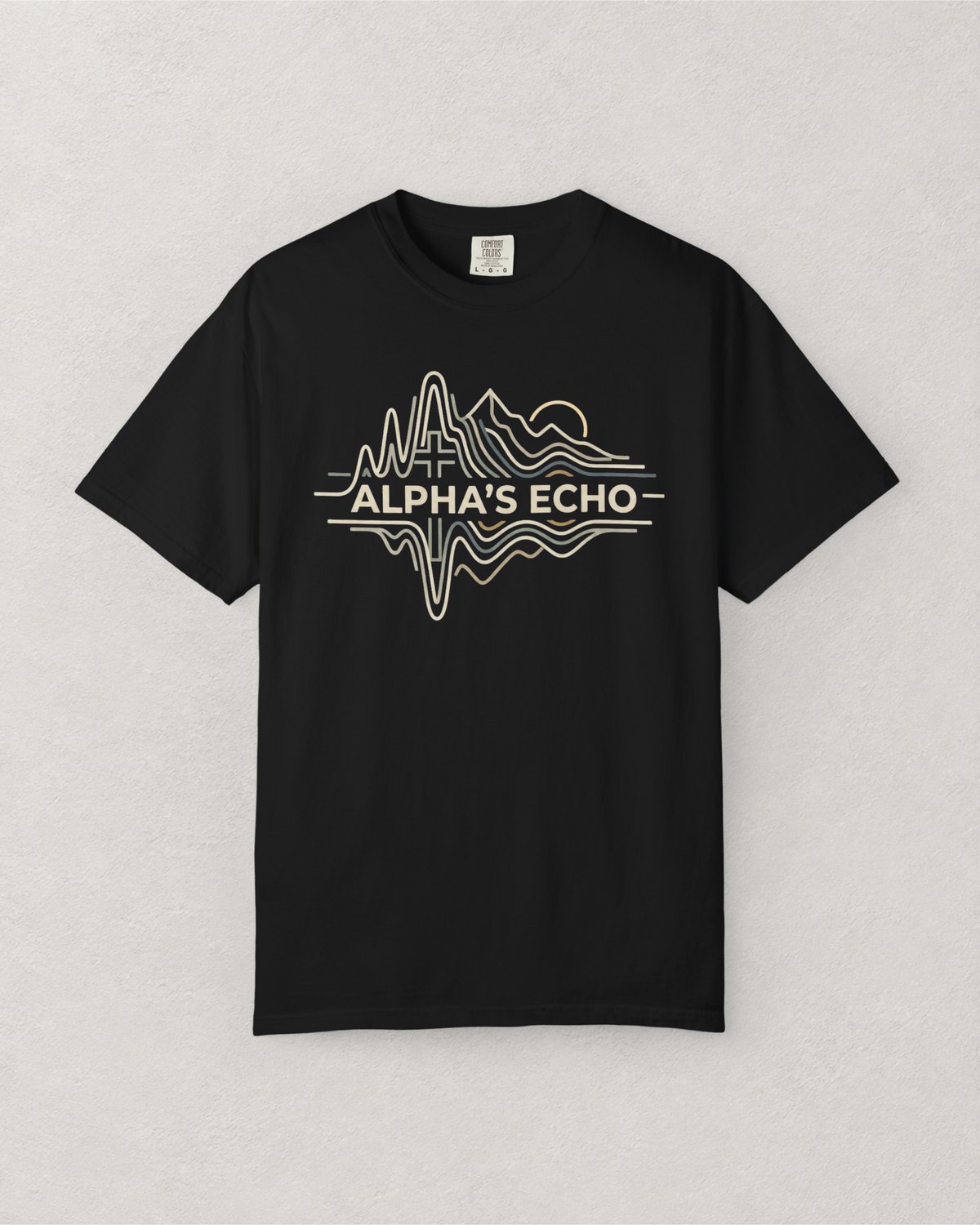Alpha's Echo Soundwaves T-Shirt