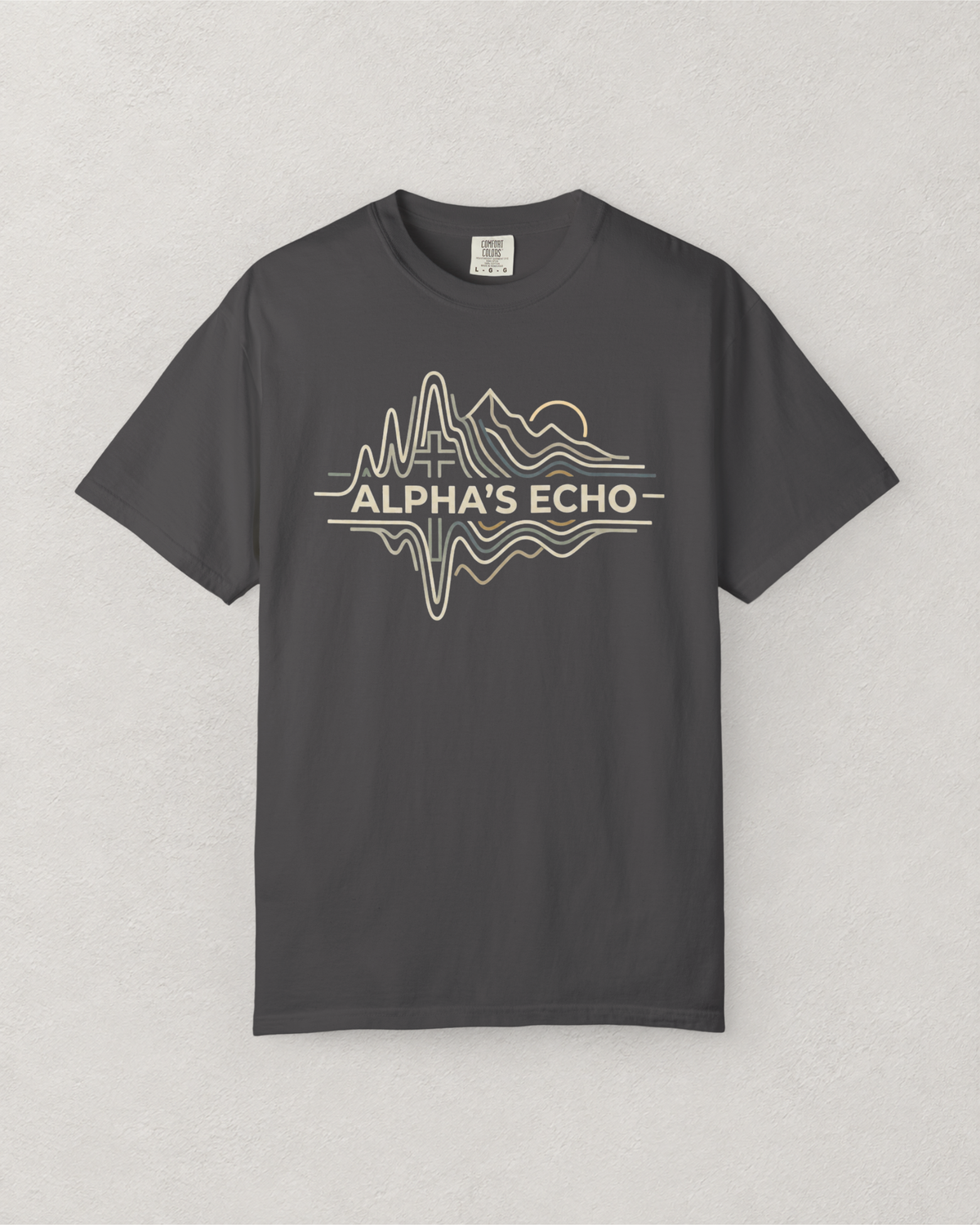 Alpha's Echo Soundwaves T-Shirt