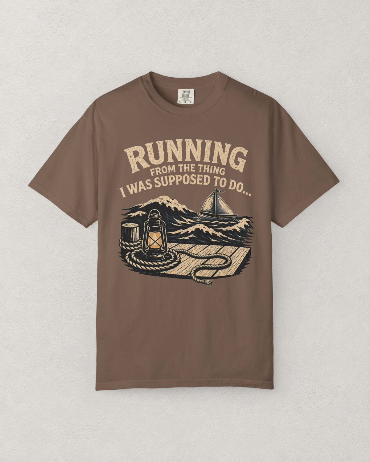 Running From the Thing Dock T-Shirt